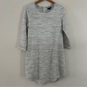 🦋Gap Factory Heathered Grey 3/4 Sleeve Sweater Dress Casual Comfy Winter Medium